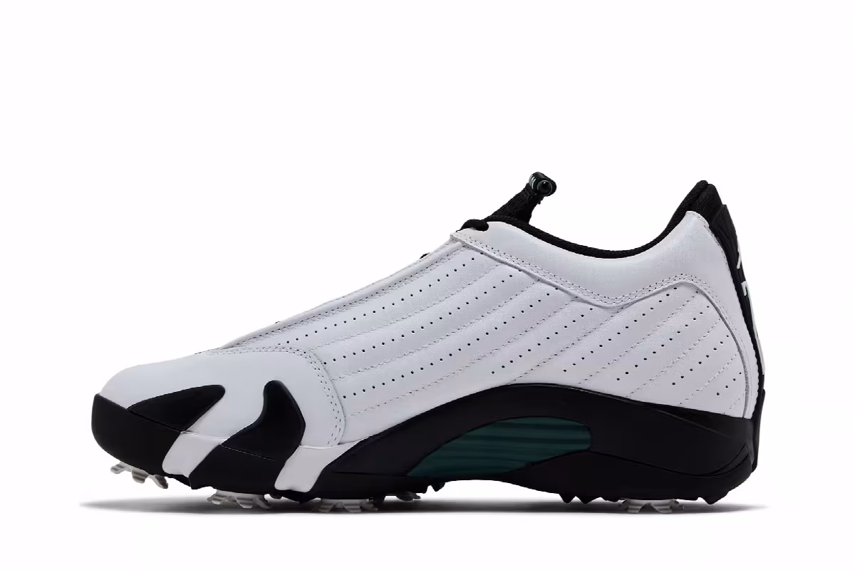 Air Jordan 14 Golf Oxidized Green, view 4