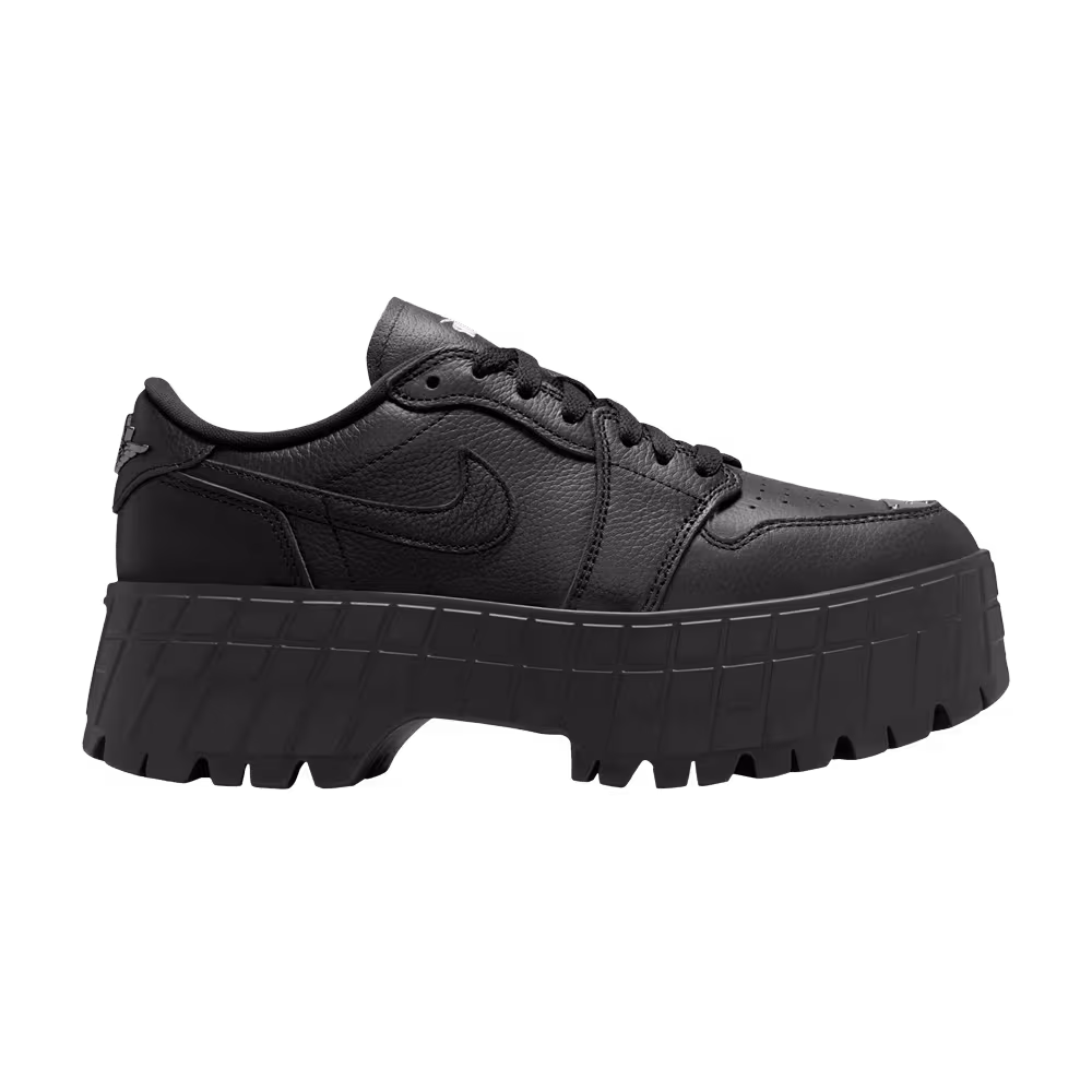 Women's Air Jordan 1 Low Brooklyn Metallic Black
