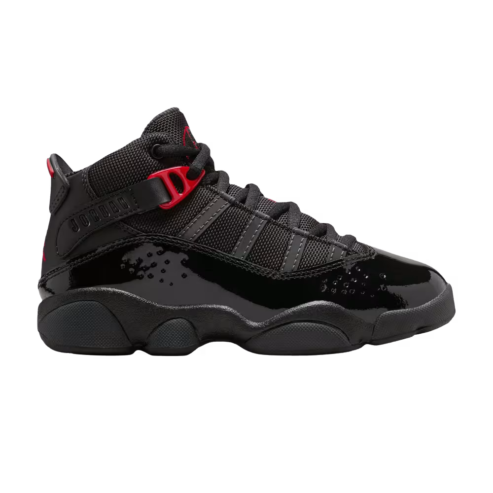 Air Jordan 6 Rings PS Anthracite Fire Red