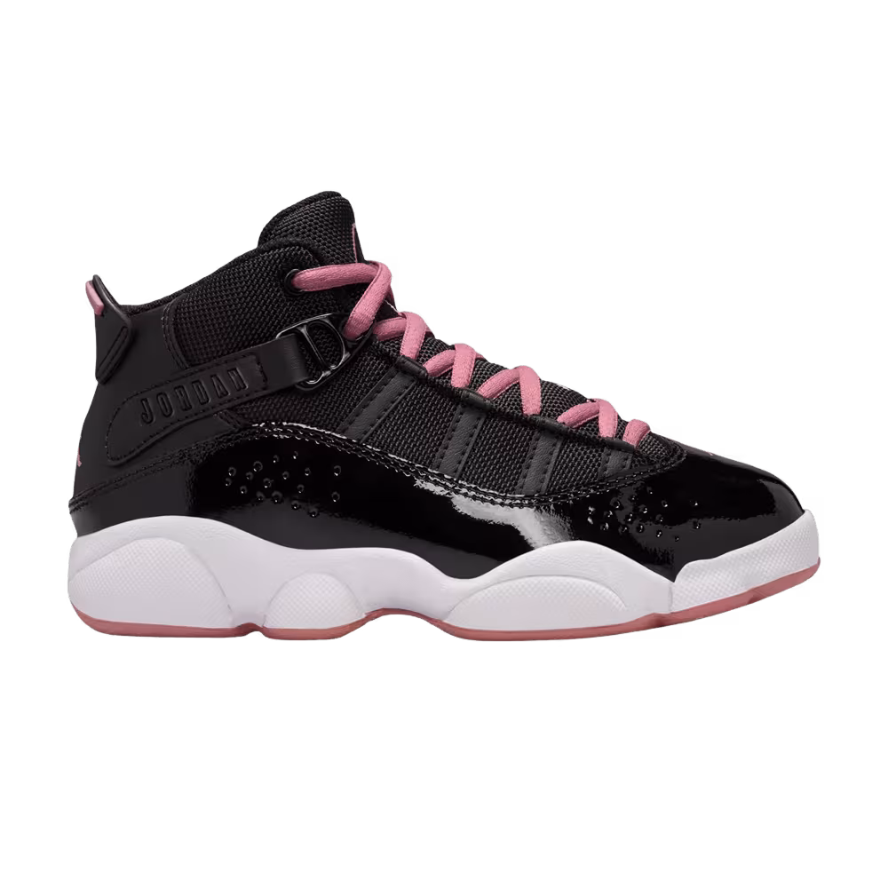 Air Jordan 6 Rings PS Black Rust Pink