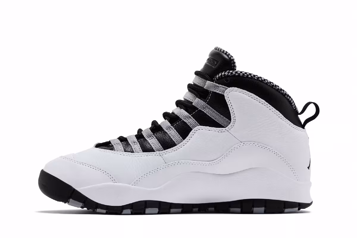 Air Jordan 10 Steel Grey 2025, view 4