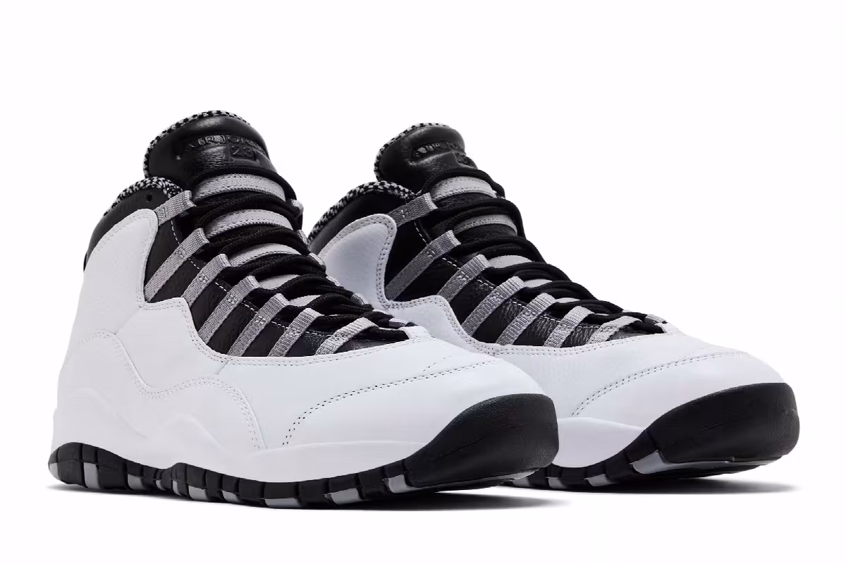 Air Jordan 10 Steel Grey 2025, view 9