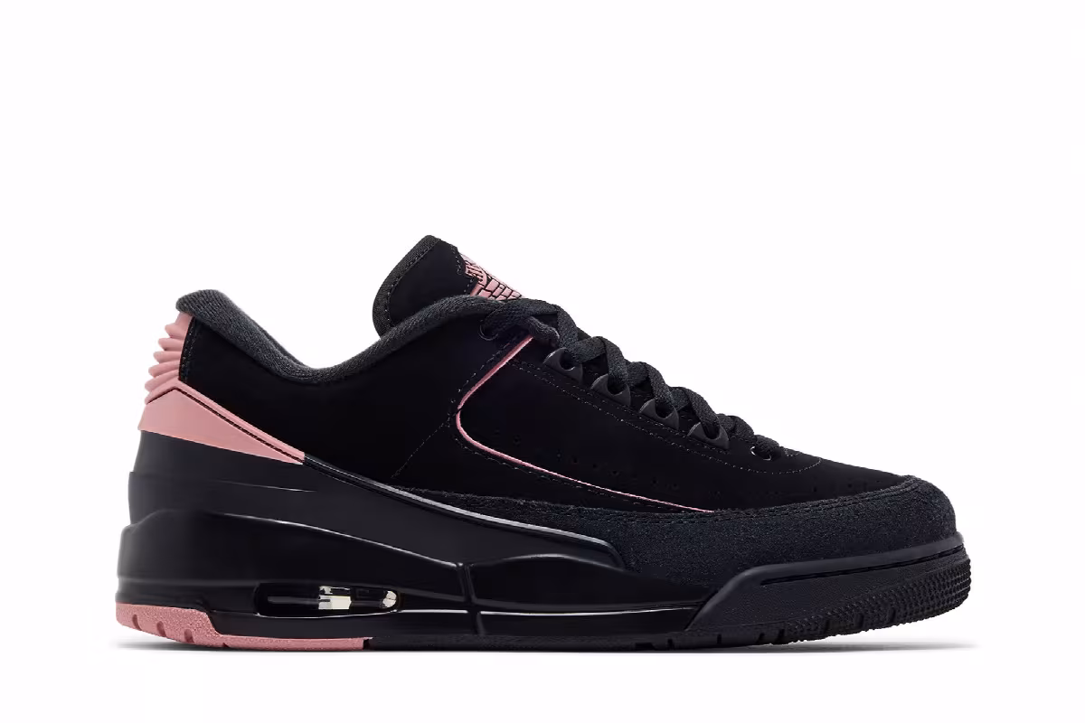 Air Jordan 2/3 Black Rust Pink, view 2