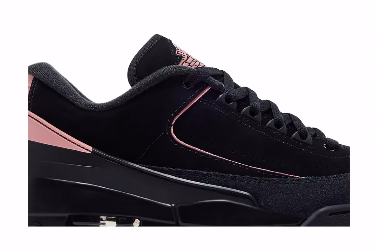 Air Jordan 2/3 Black Rust Pink, view 3