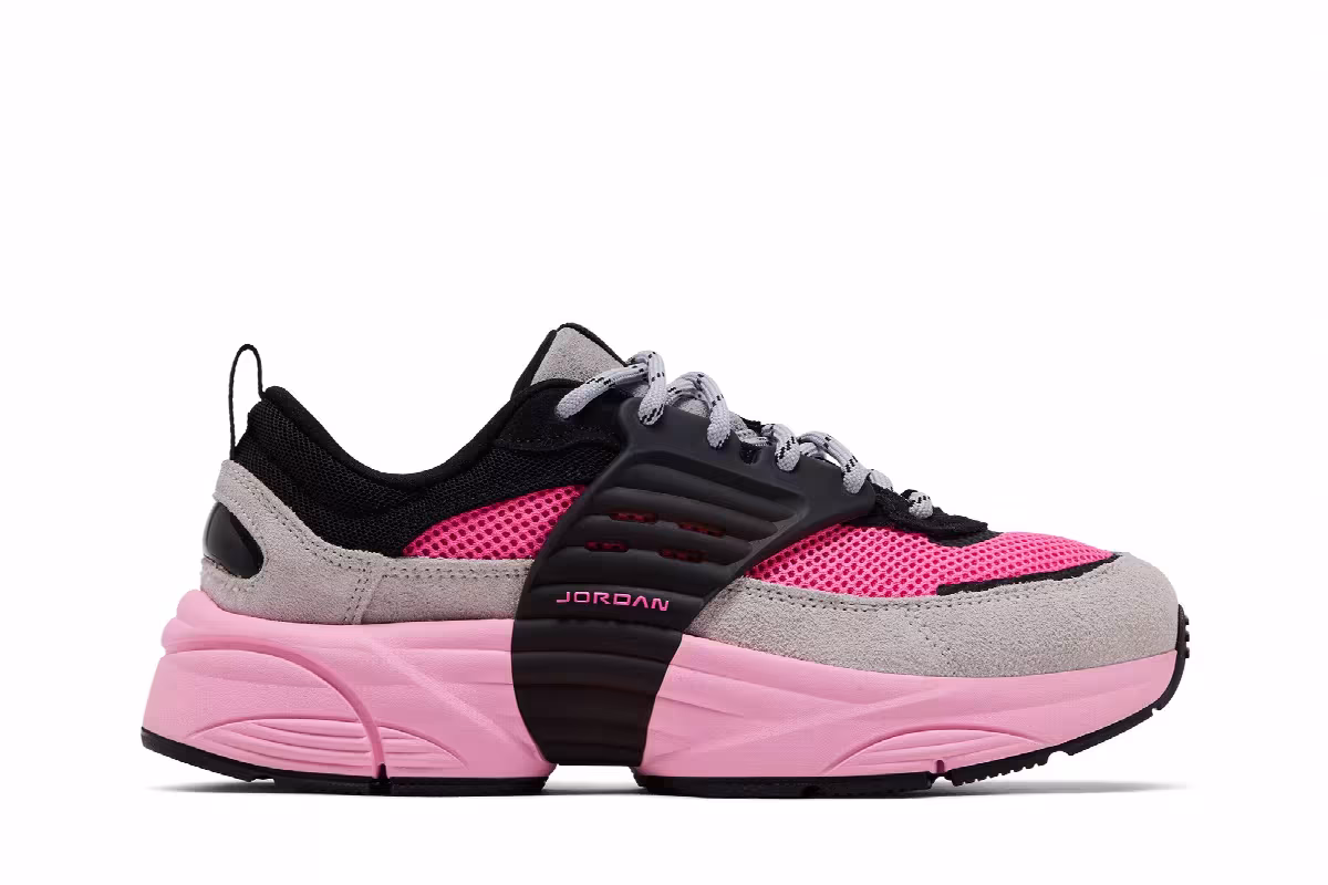 Air Jordan Trunner O/S Wolf Grey Pink Blast, view 2