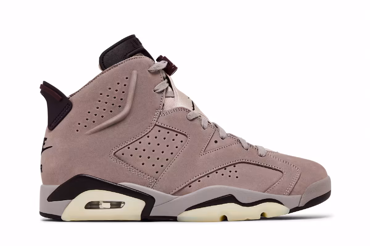 A Ma Maniére x Air Jordan 6 Smoky Mauve, view 2