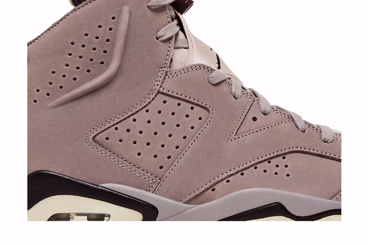 A Ma Maniére x Air Jordan 6 Smoky Mauve, view 3