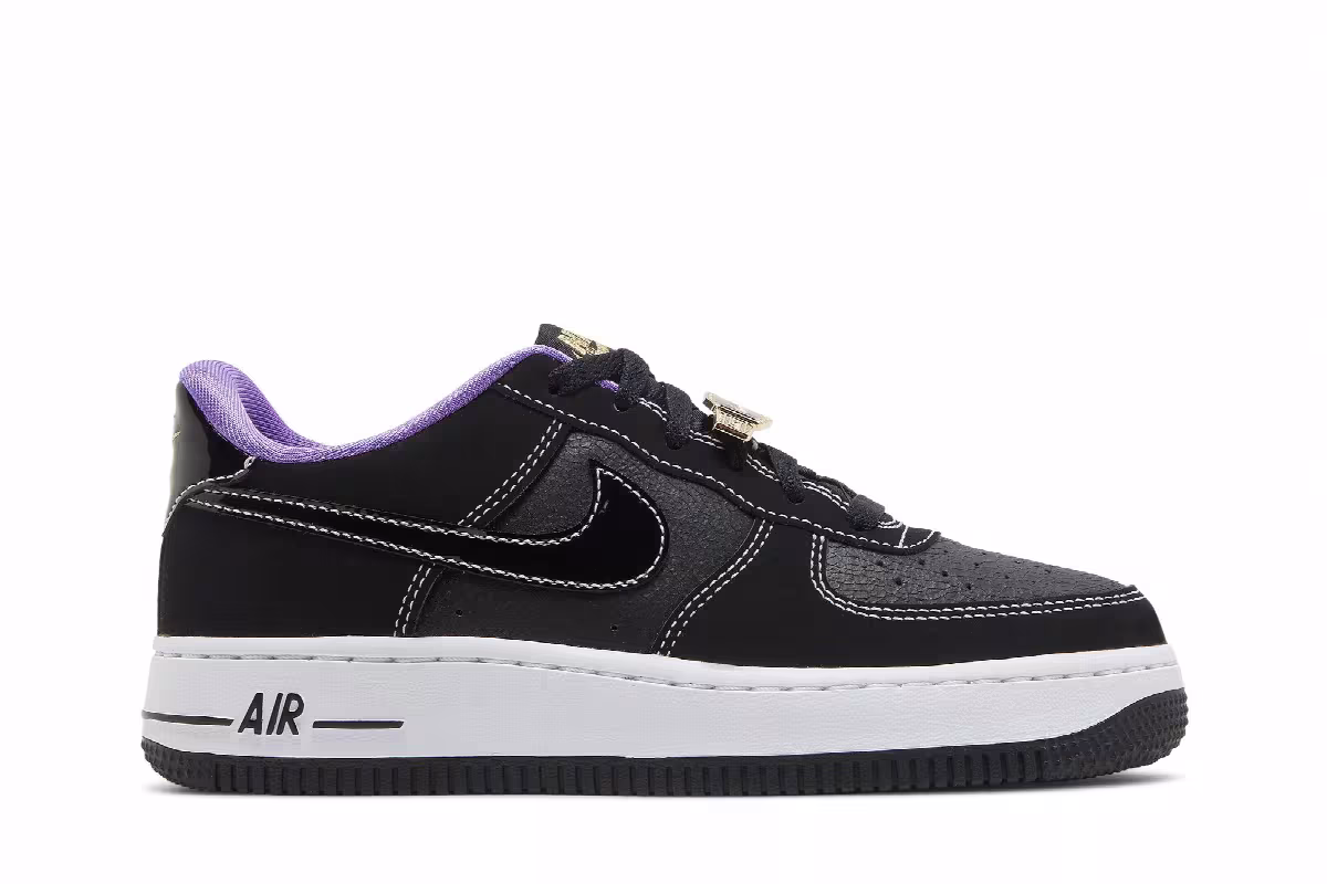Nike Air Force 1 LV8 GS World Champ - Lakers, view 2