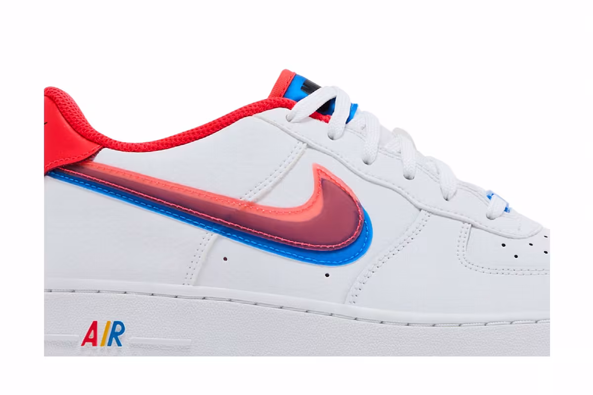 Nike Air Force 1 LV8 GS Offset Swoosh, view 3