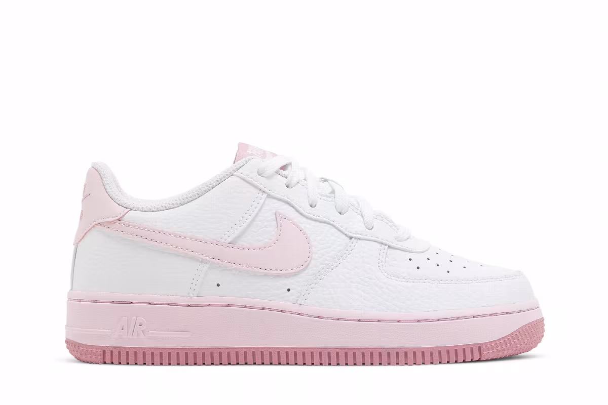 Nike Air Force 1 GS White Pink Foam, view 2