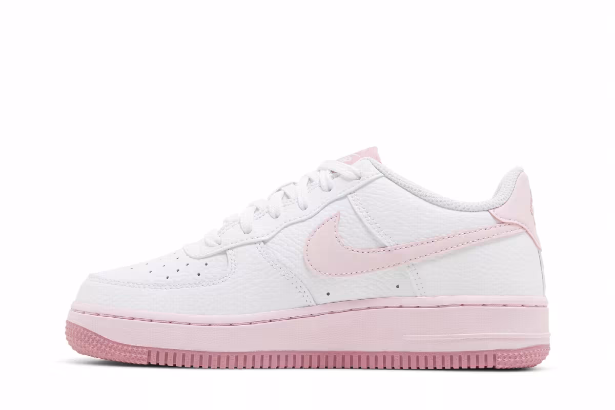 Nike Air Force 1 GS White Pink Foam, view 4