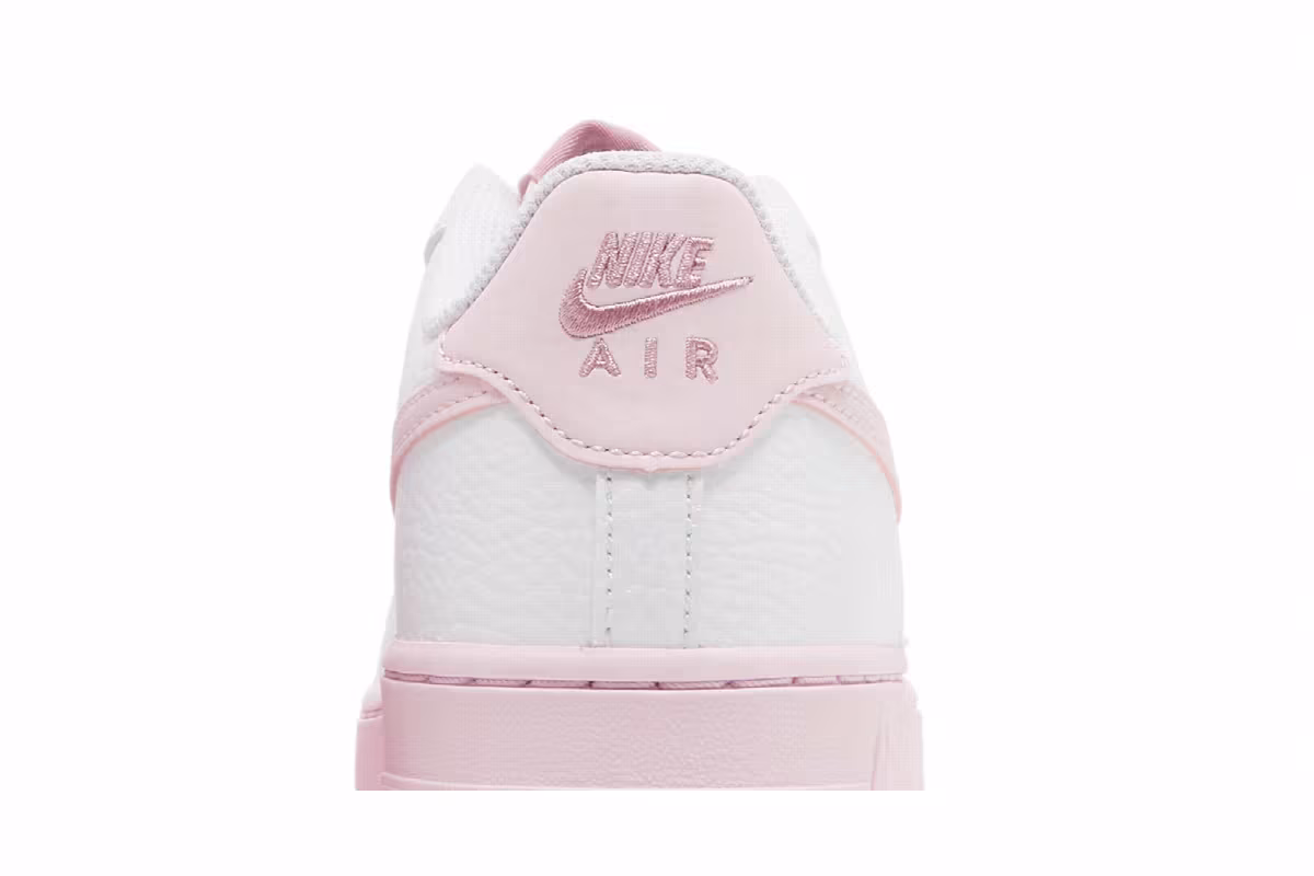 Nike Air Force 1 GS White Pink Foam, view 8