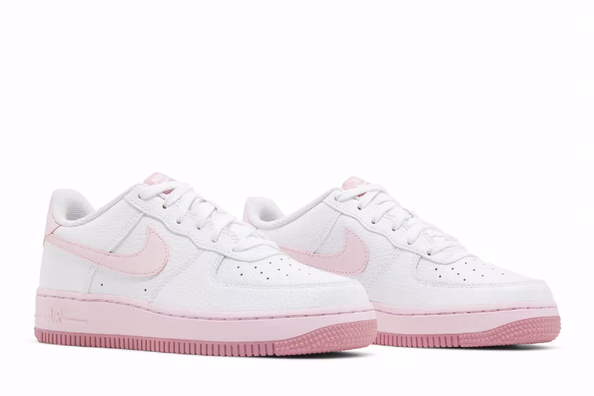 Nike Air Force 1 GS White Pink Foam, view 9