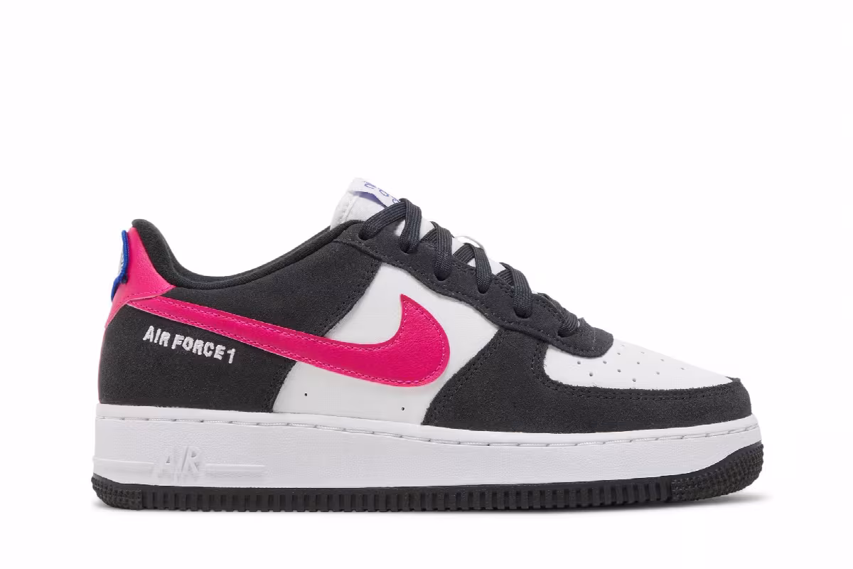 Nike Air Force 1 LV8 GS Athletic Club - Black Pink Prime, view 2