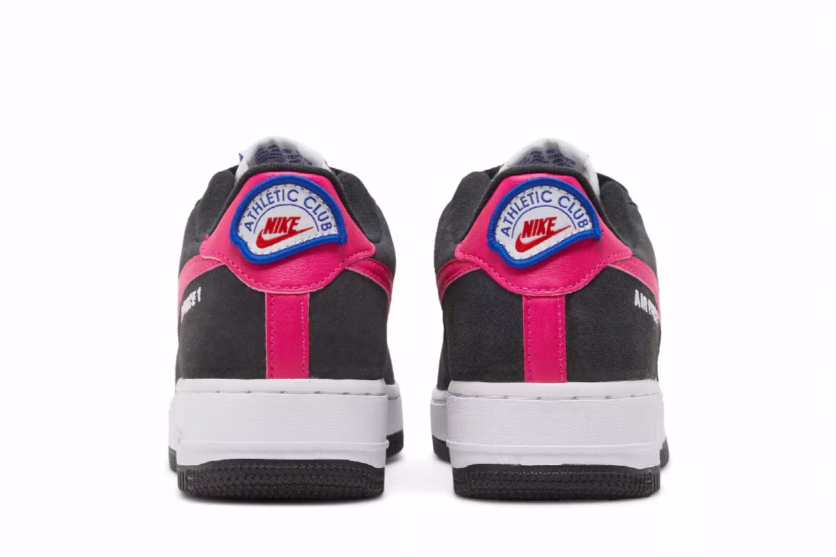 Nike Air Force 1 LV8 GS Athletic Club - Black Pink Prime, view 7