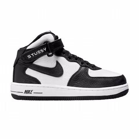 Nike Stussy x Air Force 1 Mid PS 'Black White'