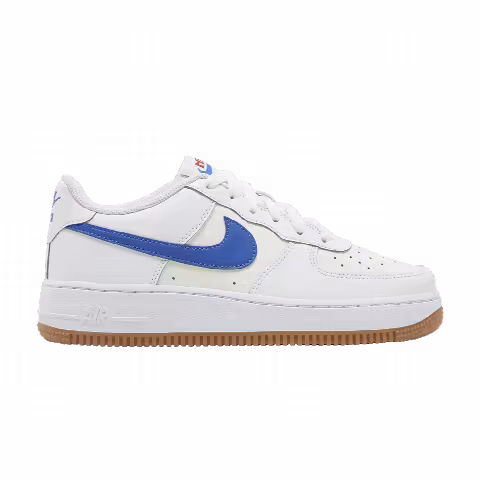 Nike Air Force 1 GS 'White Game Royal Gum'