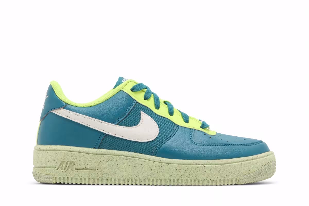 Nike Air Force 1 Crater Next Nature GS Bright Spruce Volt, view 2