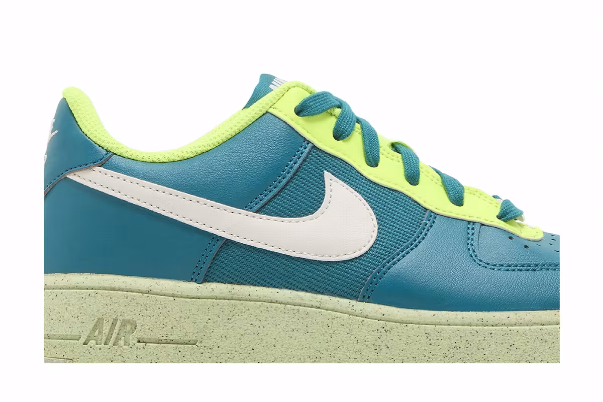 Nike Air Force 1 Crater Next Nature GS Bright Spruce Volt, view 3