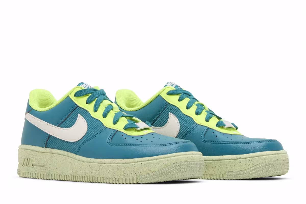 Nike Air Force 1 Crater Next Nature GS Bright Spruce Volt, view 9