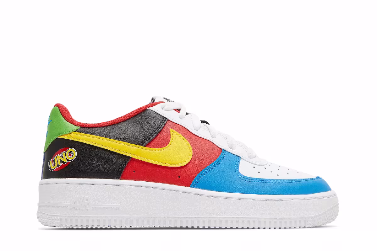 UNO x Nike Air Force 1 Low GS 50th Anniversary, view 2
