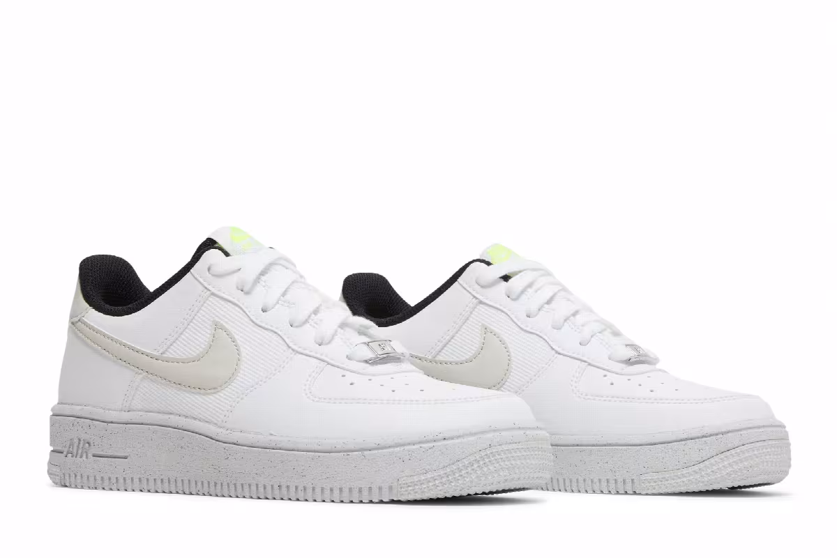 Nike Air Force 1 Crater Next Nature GS White Light Bone, view 9