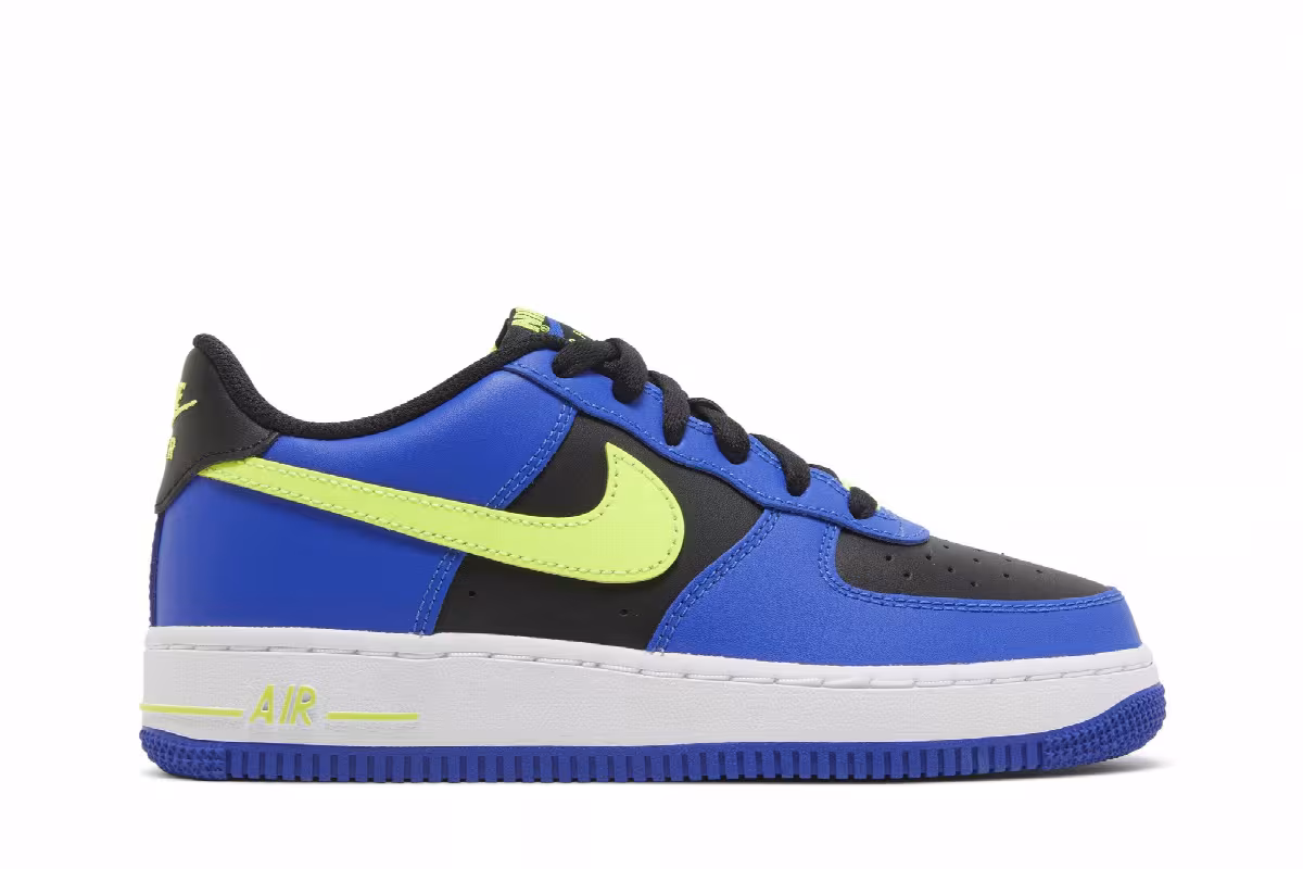 Nike Air Force 1 LV8 GS Racer Blue Volt, view 2