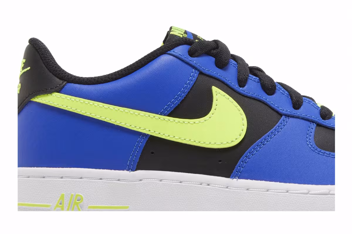 Nike Air Force 1 LV8 GS Racer Blue Volt, view 3