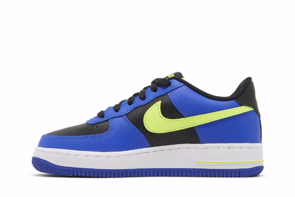 Nike Air Force 1 LV8 GS Racer Blue Volt, view 4