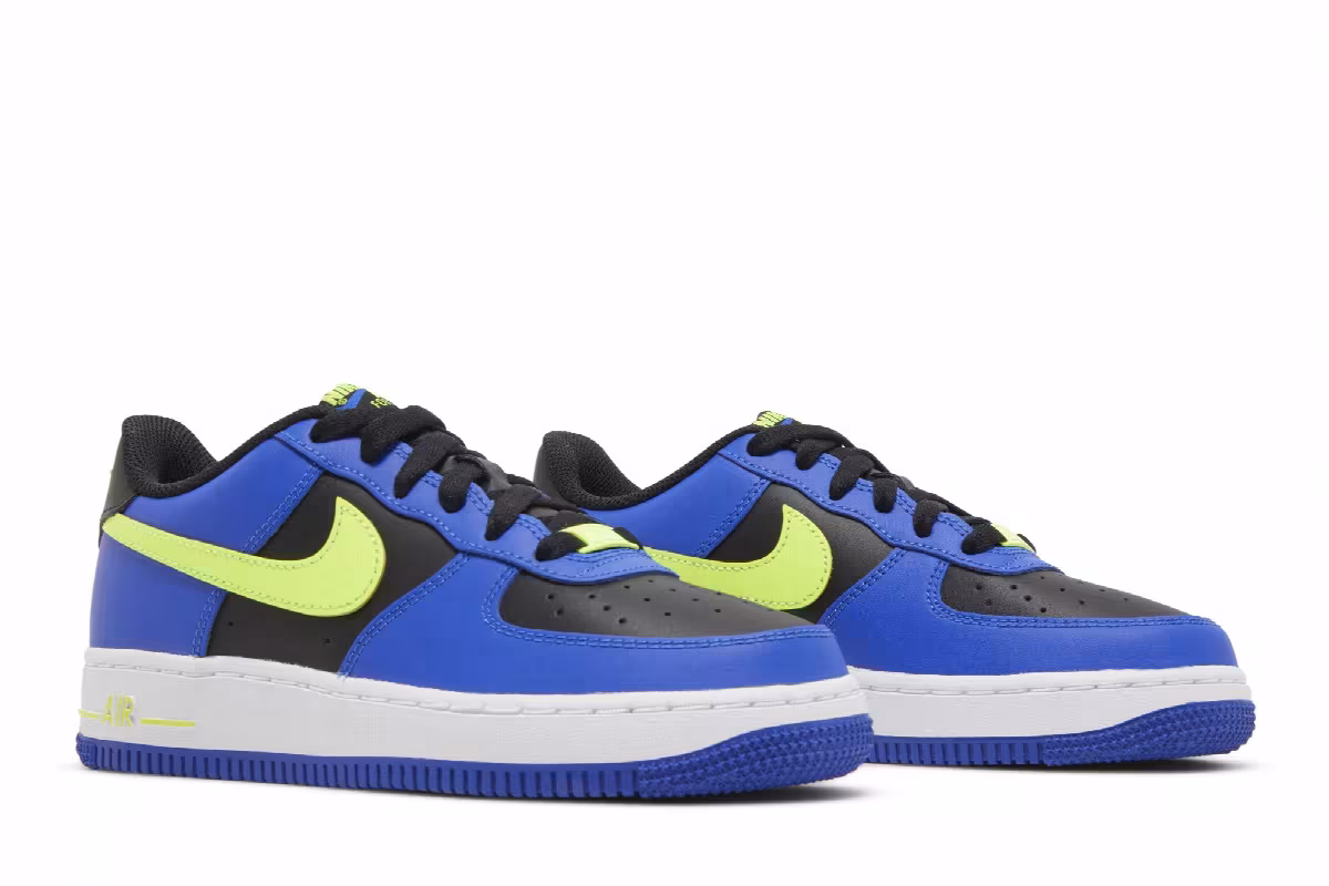 Nike Air Force 1 LV8 GS Racer Blue Volt, view 9