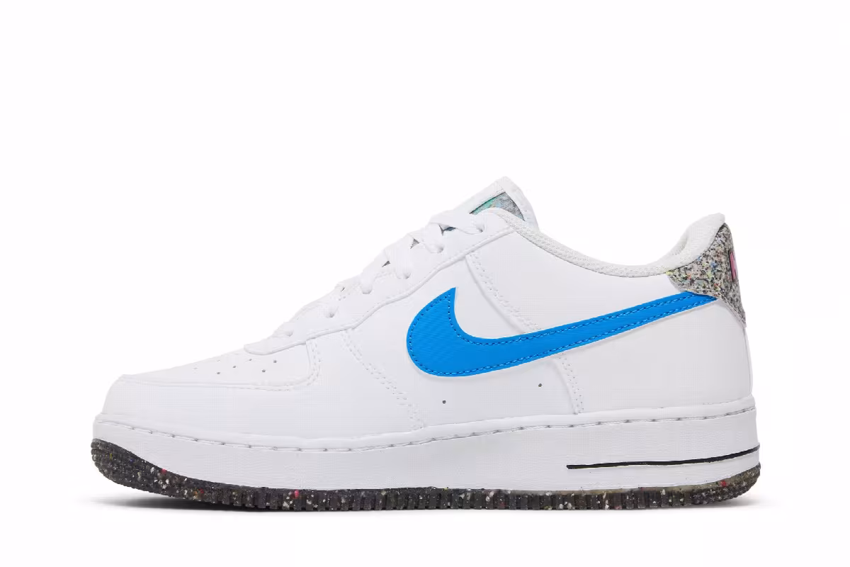 Nike Air Force 1 LV8 Next Nature Crater GS White Light Photo Blue, view 4