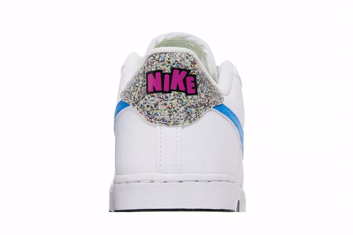 Nike Air Force 1 LV8 Next Nature Crater GS White Light Photo Blue, view 8