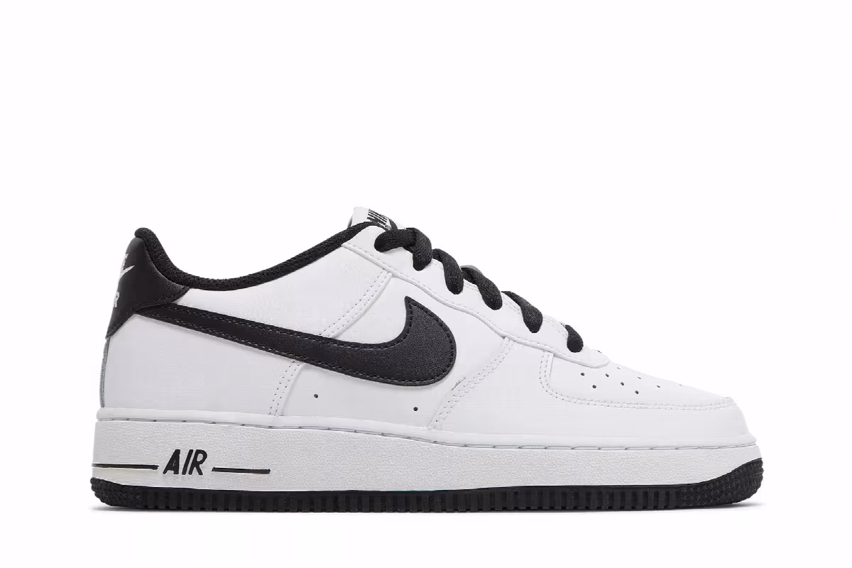 Nike Air Force 1 White Black, view 2