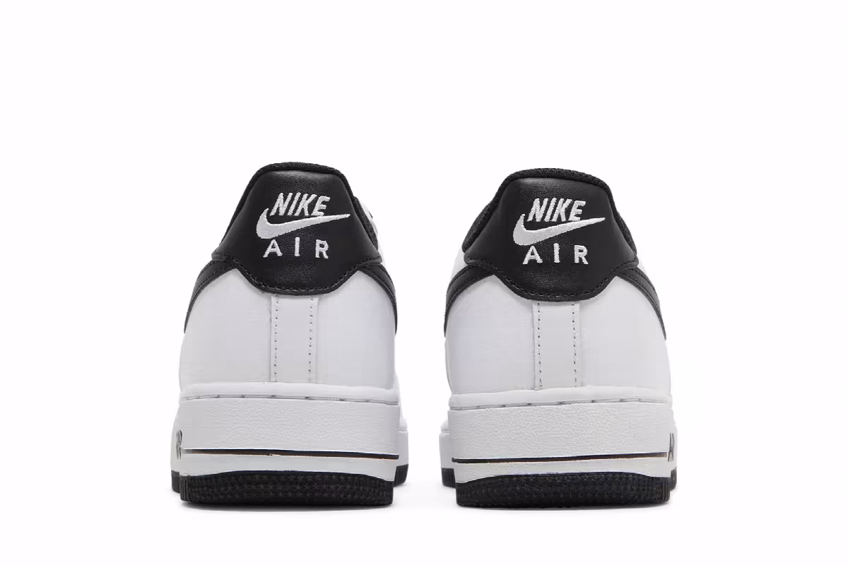 Nike Air Force 1 White Black, view 7