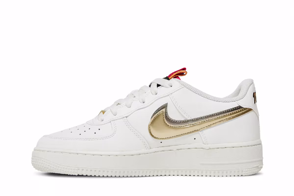 Nike Air Force 1 LV8 GS Off Noir Summit White, view 4