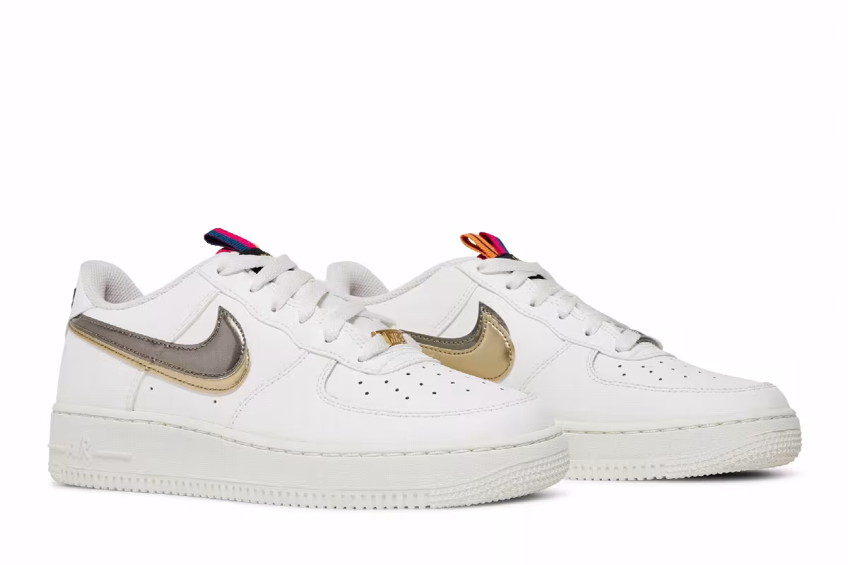 Nike Air Force 1 LV8 GS Off Noir Summit White, view 9