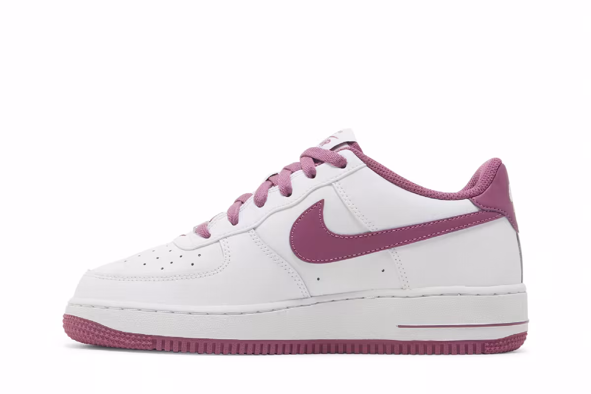 Nike Air Force 1 White Light Bordeaux, view 4
