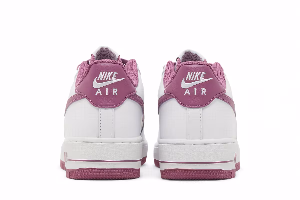 Nike Air Force 1 White Light Bordeaux, view 7