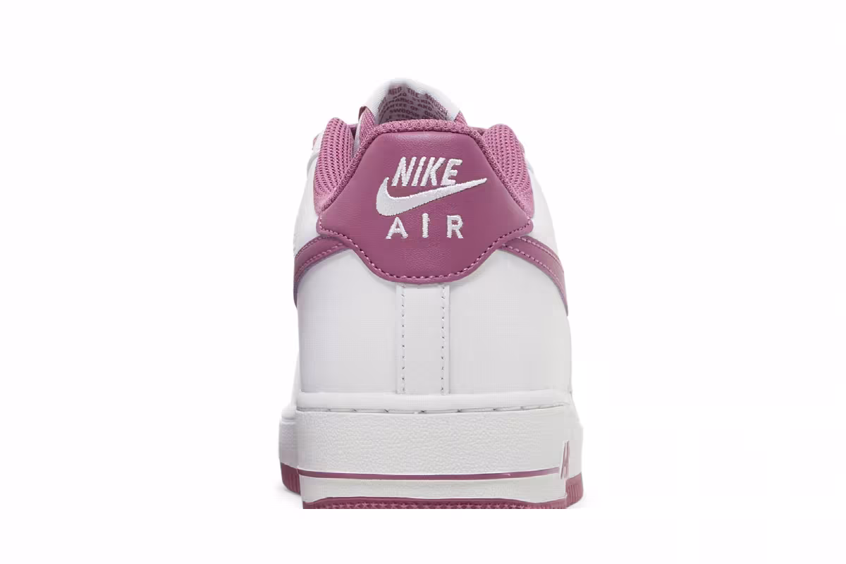 Nike Air Force 1 White Light Bordeaux, view 8