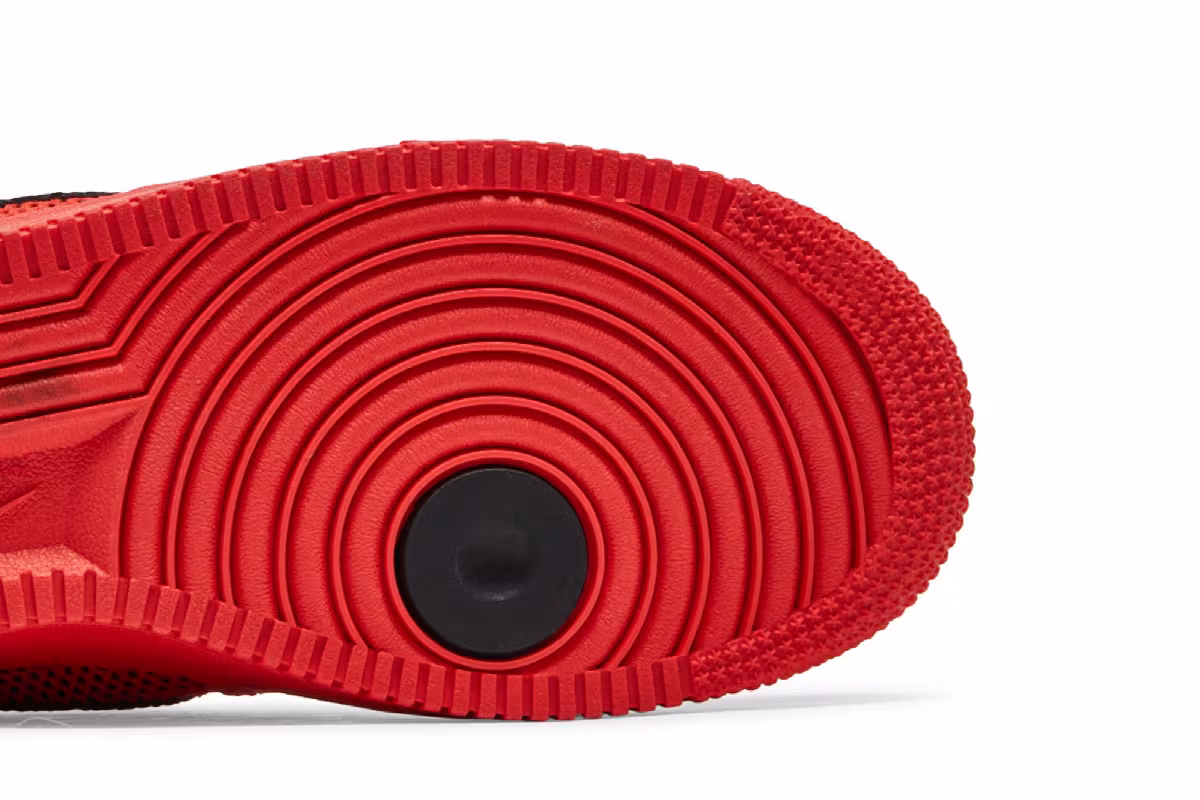 Nike Air Force 1 LV8 GS Mesh Pocket - Habanero Red, view 6
