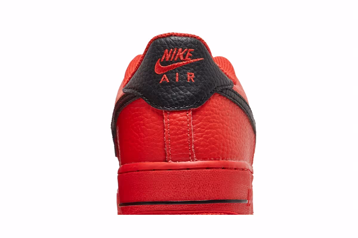 Nike Air Force 1 LV8 GS Mesh Pocket - Habanero Red, view 8