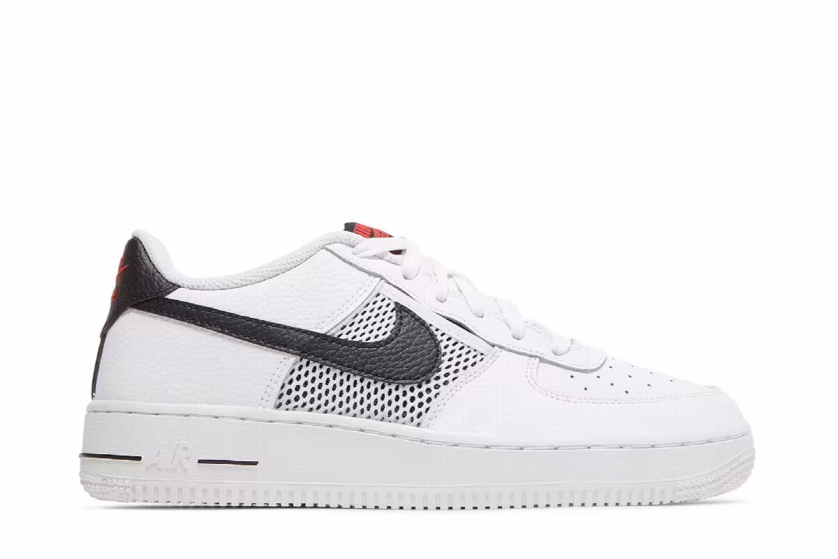 Nike Air Force 1 LV8 GS Mesh Pocket - White, view 2