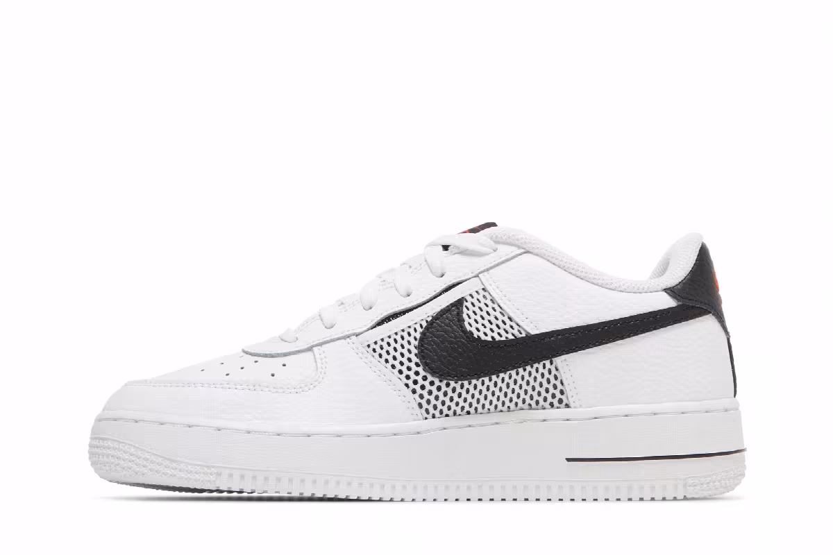 Nike Air Force 1 LV8 GS Mesh Pocket - White, view 4