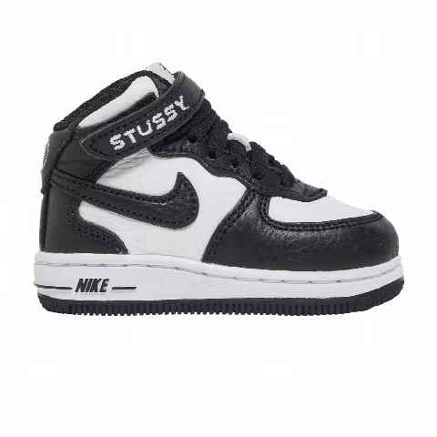 Stussy x Nike Air Force 1 Mid TD 'Black White'