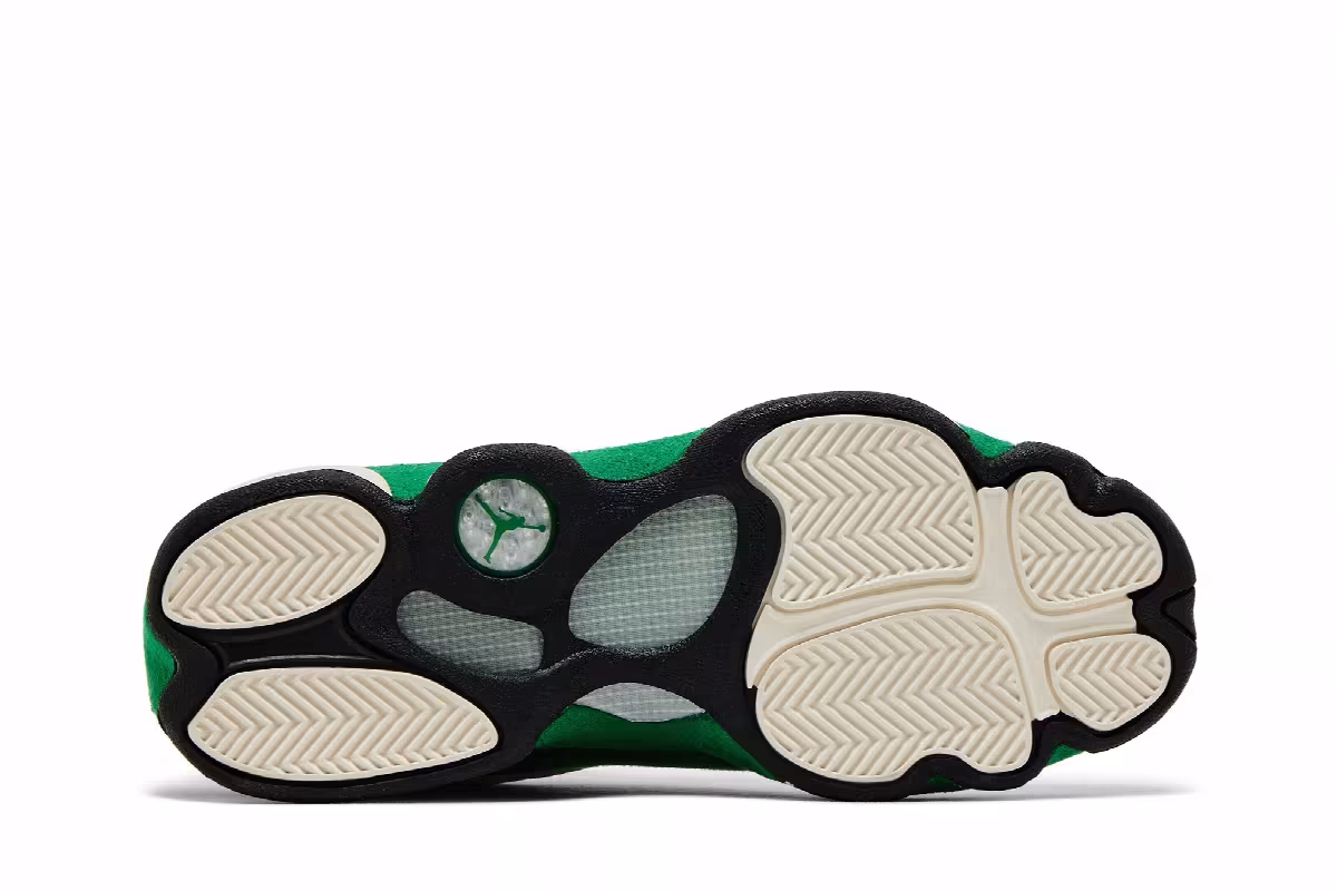 Air Jordan 13 GS Sail Pine Green, view 5