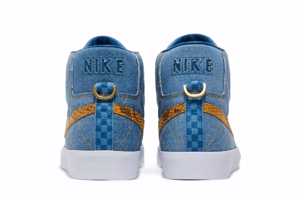 Supreme x Nike Zoom Blazer Mid QS SB Denim, view 7