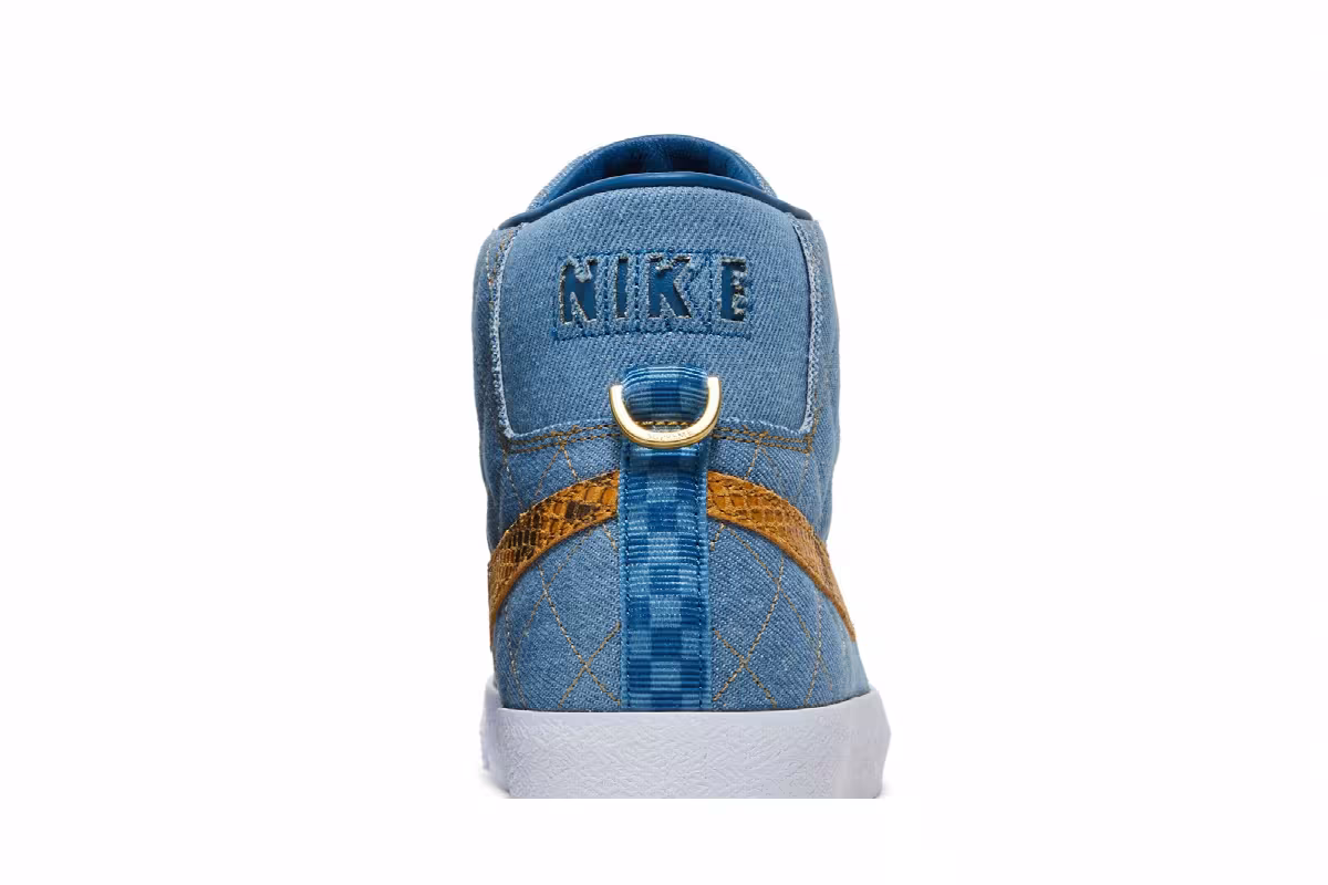 Supreme x Nike Zoom Blazer Mid QS SB Denim, view 8
