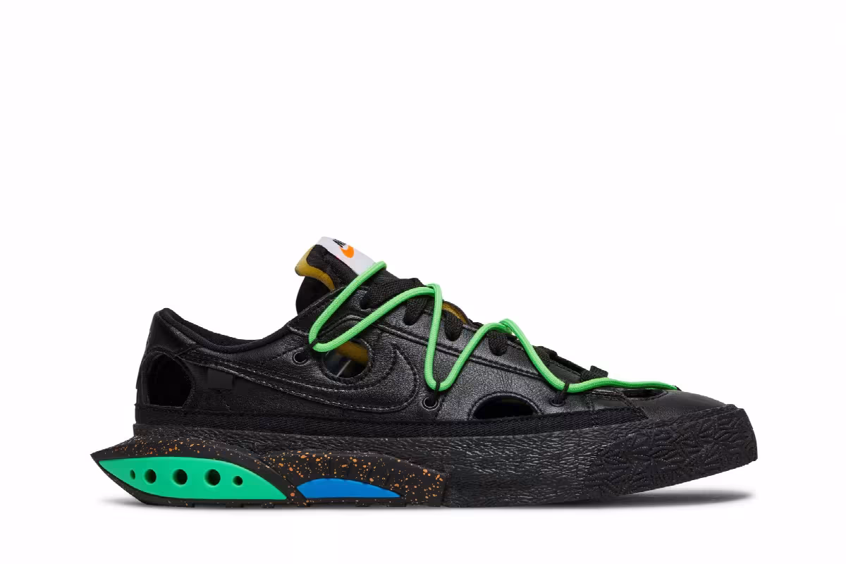 Off-White x Nike Blazer Low Black, view 2