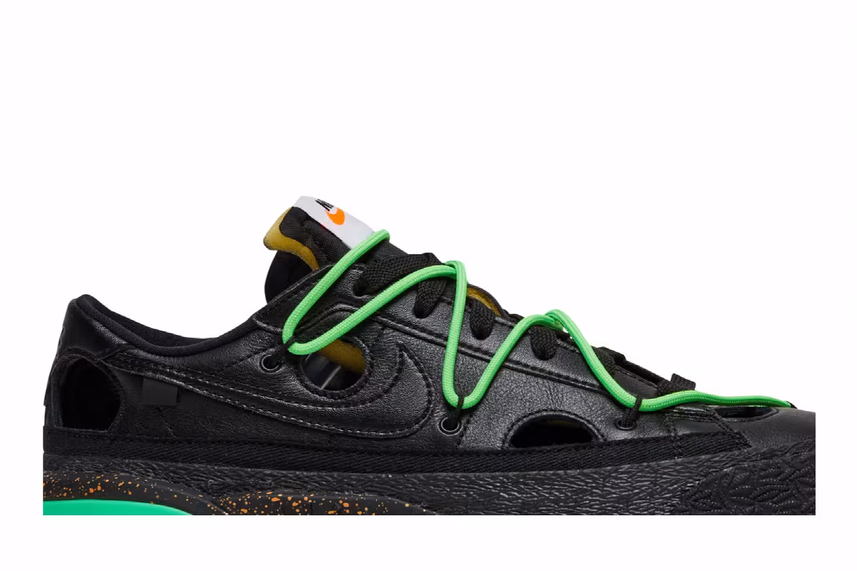 Off-White x Nike Blazer Low Black, view 3