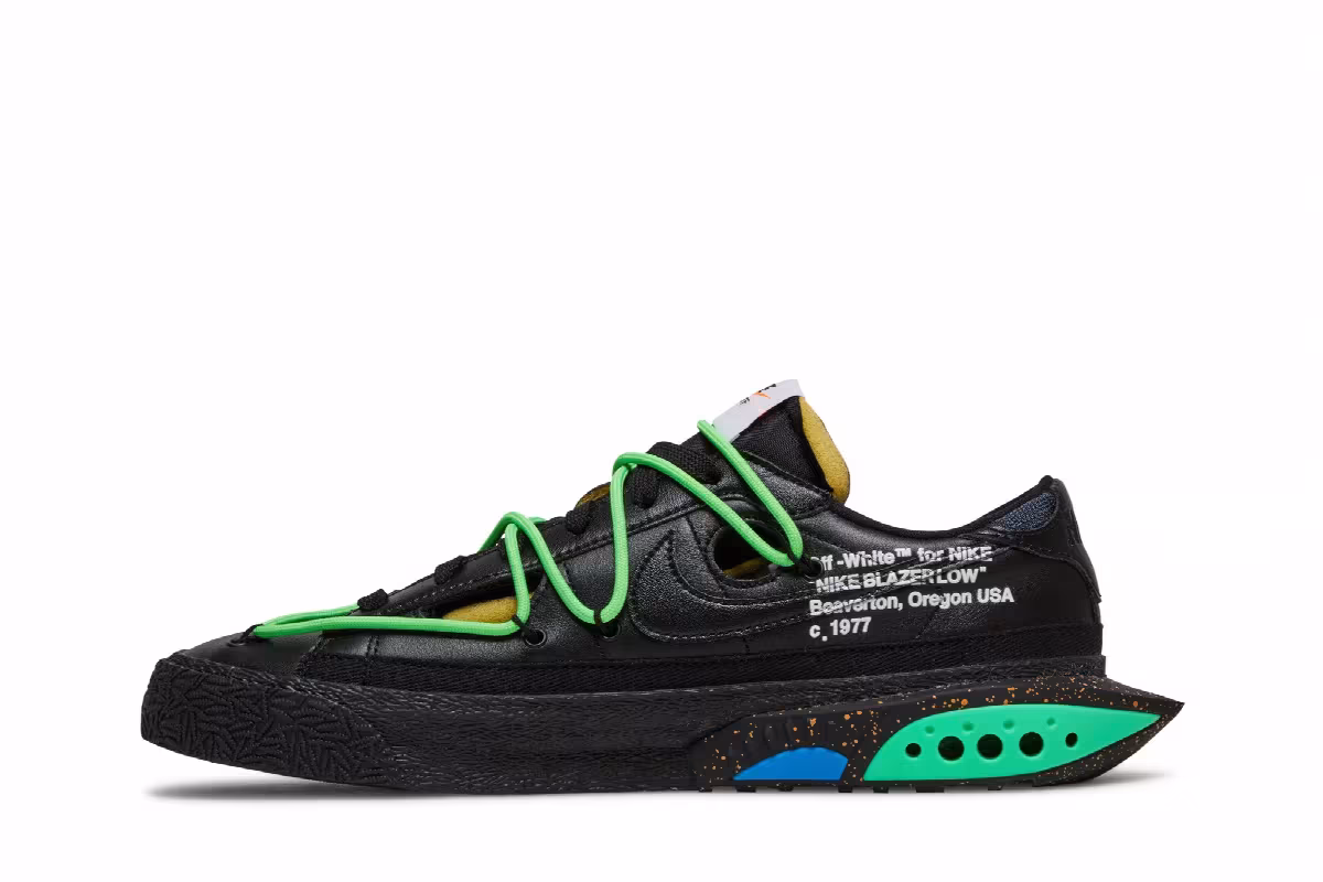 Off-White x Nike Blazer Low Black, view 4